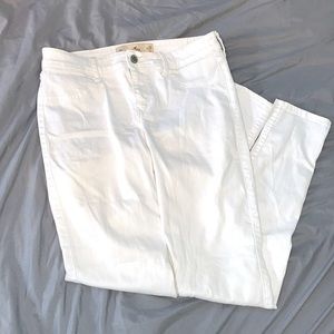 Hollister white jeans